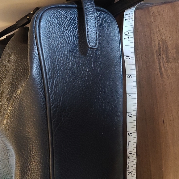 Michael Kors Black Leather Backpack/Purse - Picture 9 of 16